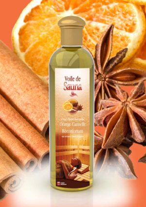 Voile de Sauna - Orange cinnamon